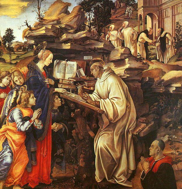 Filippino Lippi The Vision of St.Bernard